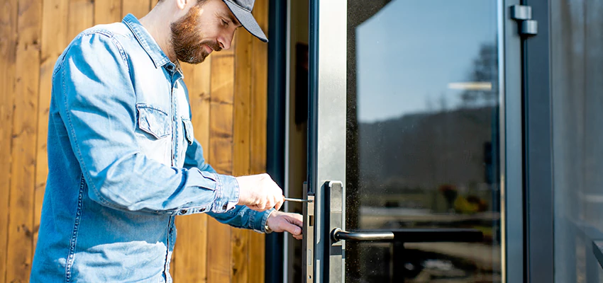 Frameless Glass Storefront Door Locks Replacement in Manteca, CA
